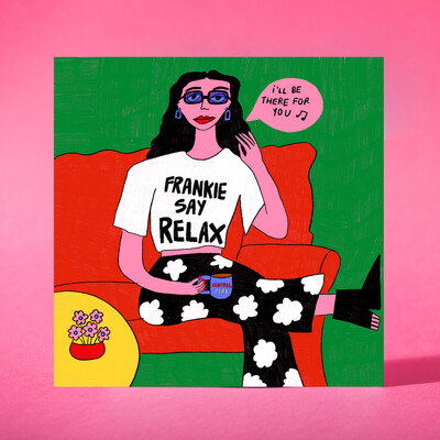 Art print "Frankie say relax"