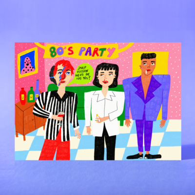 Art Print "80s party"