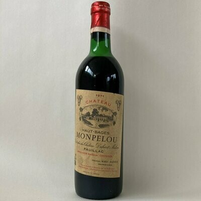 1971 | Château Haut-Bages Monpelou
