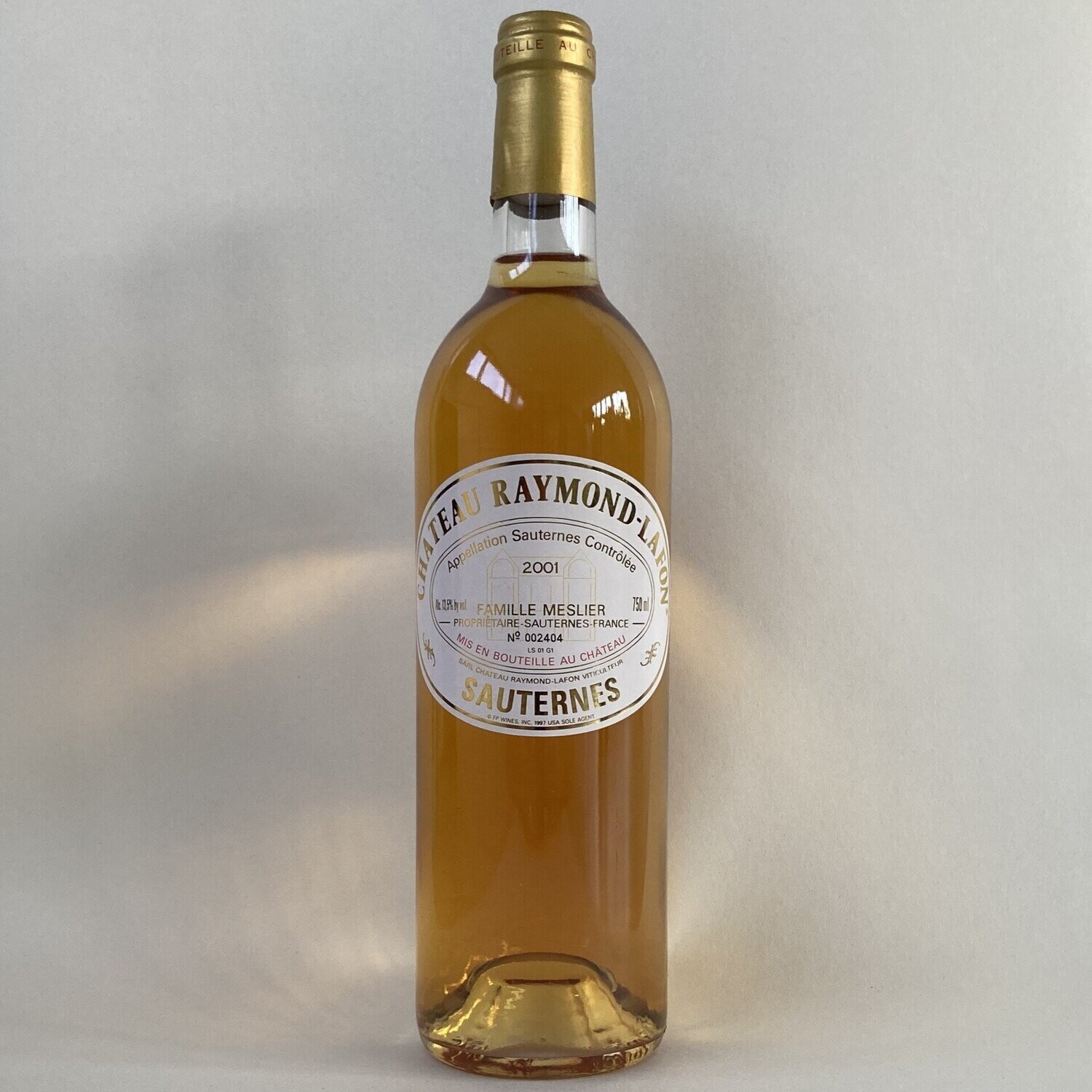 2001 | Château Raymond-Lafon