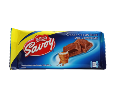 SAVOY LECHE CHOCOLATE 130GR