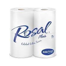ROSAL PLUS PAPEL HIGIENICO 600H 4UND *Producto disponible en pocas horas!!