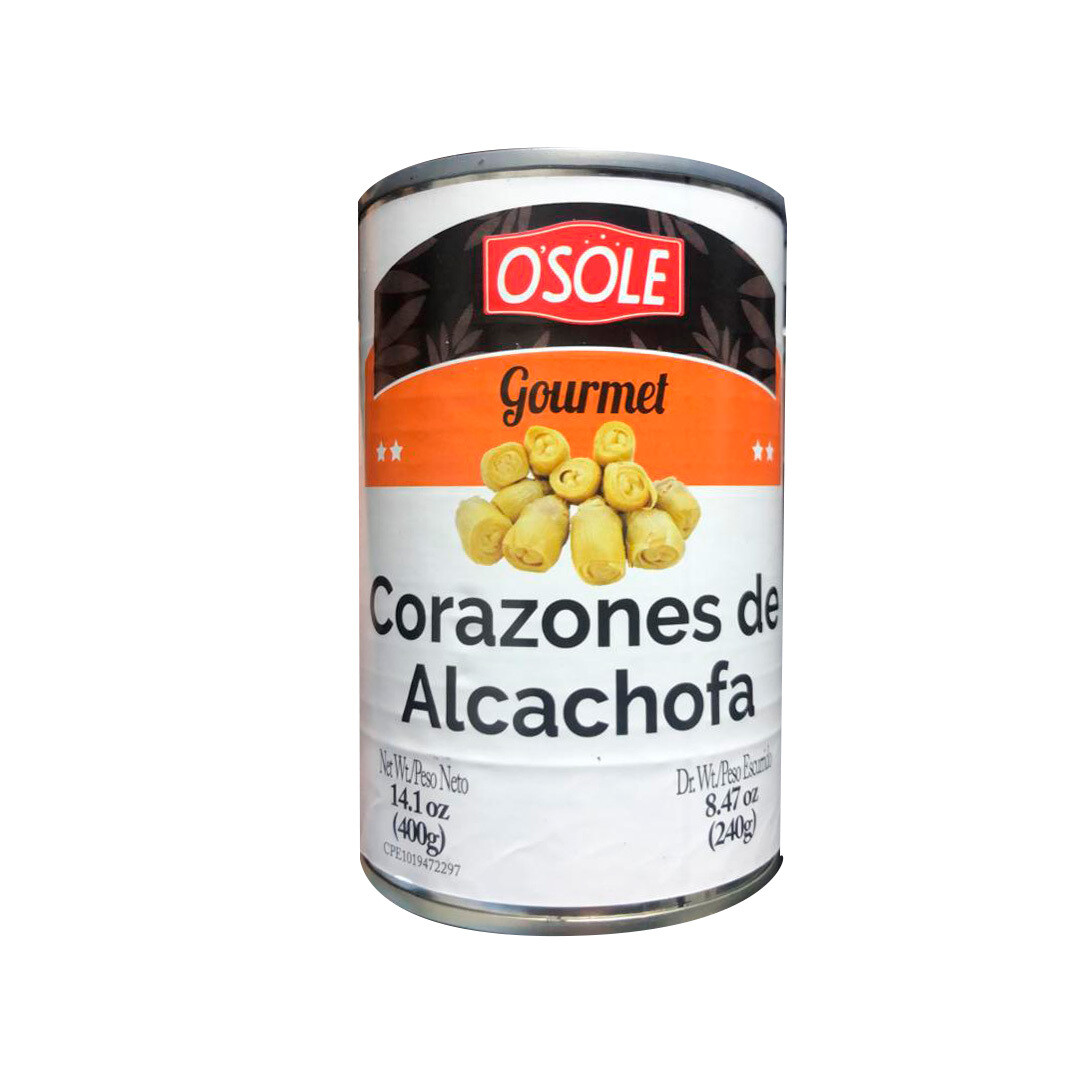 OSOLE CORAZONES DE ALCACHOFA 400GR *Producto disponible en pocas horas!!