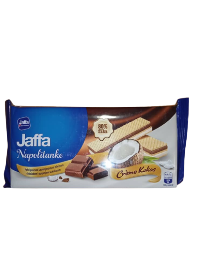 JAFFA GALLETA WAFER CHOCOLATE Y COCO 187GR