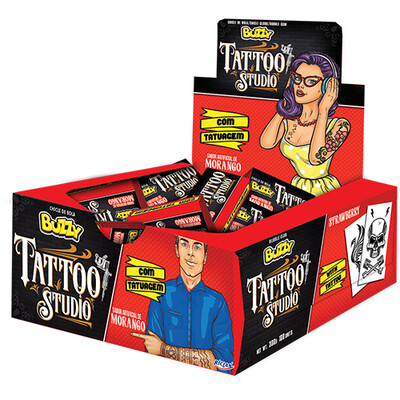 BUZZY TATOO CHICLE SURTIDO 4GR