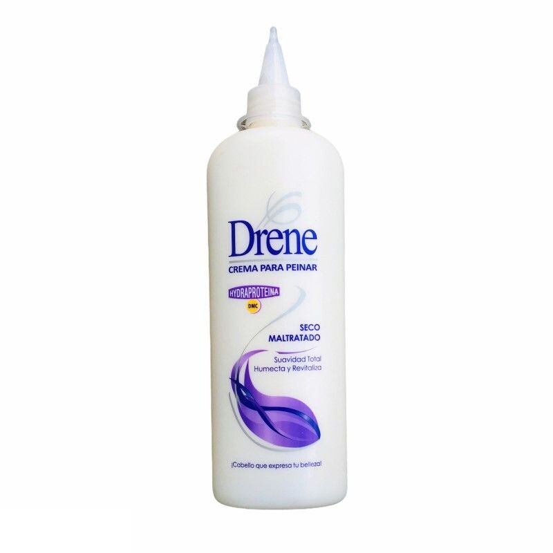 DRENE CREMA P/PEINAR PROH CABELO SECO MALT 240CC