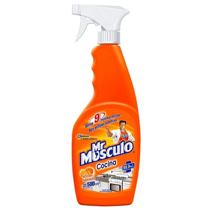 MR MUSCULO ACCION COCINA NARANJA PIST. 500ML