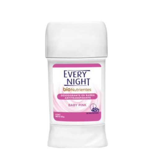 EVERY NIGHT BIO DESODORANTE BARRA BABY PINK 50GR