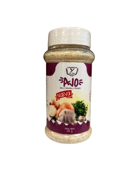 CONDIMENTOS YE DE LARA AJO MOLIDO 100G