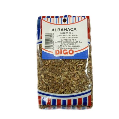 DIGO ALBAHACA ENTERA 15GR