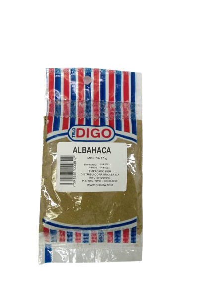 DIGO ALBAHACA MOLIDA 20GR