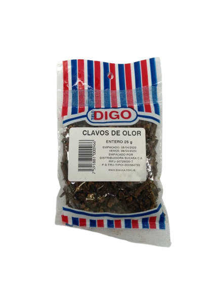 DIGO CLAVO DE OLOR ENTERO 25GR