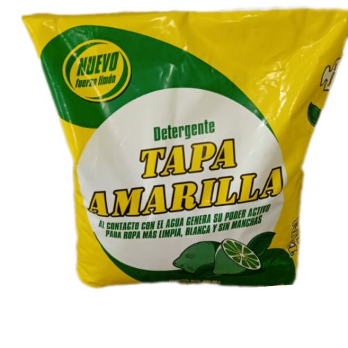 TAPA AMARILLA DETERGENTE EN POLVO 800GR