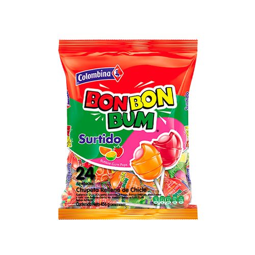 COLOMBINA BON BON BUM CHUPETA SURT