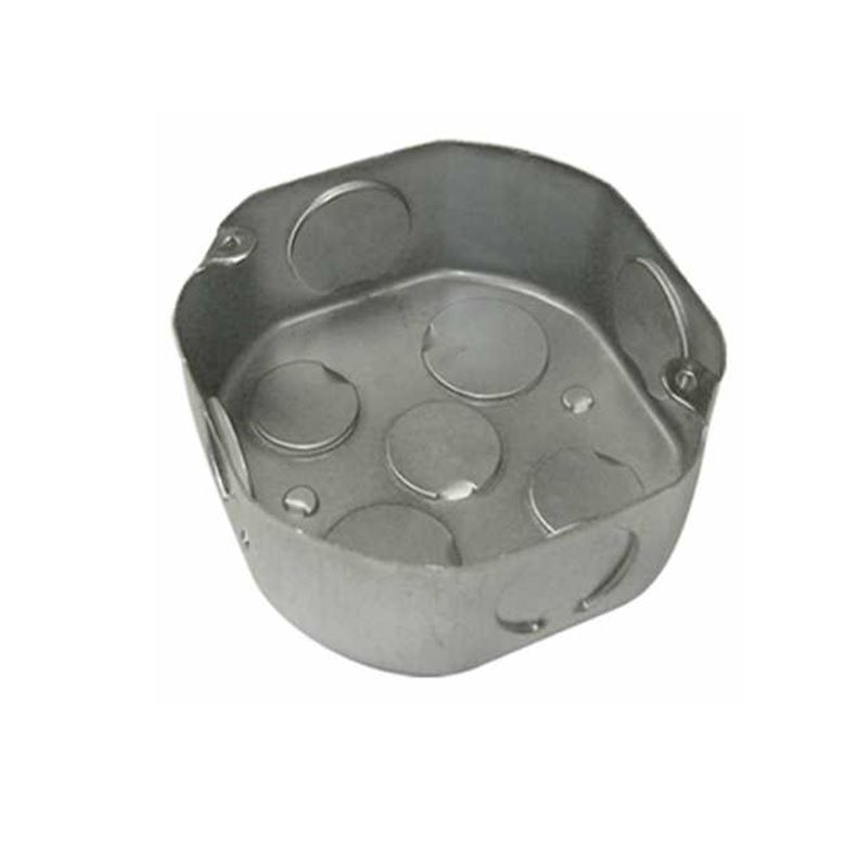 CAJETIN METALICO OCTOGONAL 1UN