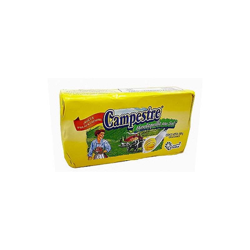 CAMPESTRE MANTEQUILLA BARRA 200GR
