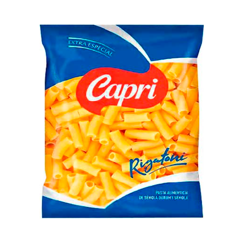 CAPRI PASTA EXTRA ESPECIAL RIGATONE 1KG CAPRI PASTA EXTRA ESPECIAL RIGATONE 1KG