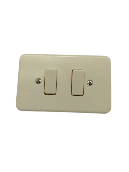 GENERAL LINE APAGADOR DOBLE BLANCO REF-0497