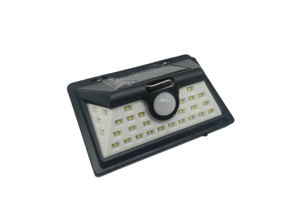 LAMPARA SOLAR LED CON SENSOR DE MOVIMIENTO 6W LAMPARA SOLAR LED CON SENSOR DE MOVIMIENTO 6W