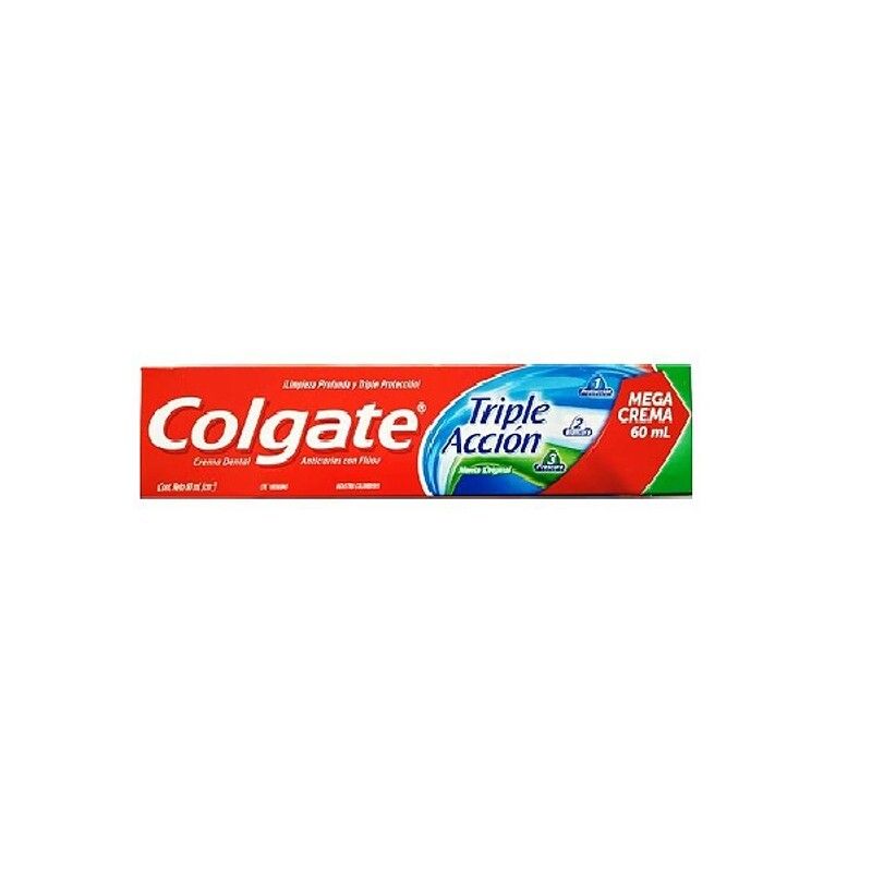 COLGATE CREMA DENTAL TRIPLE ACCION 60ML