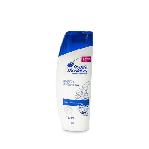 HEAD SHOULDERS CHAMPU LIMPIEZA RENOVADOR 180ML