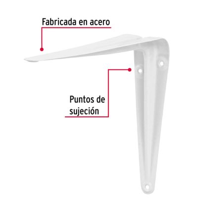 PIE DE AMIGO BLANCO 6X8 1UND