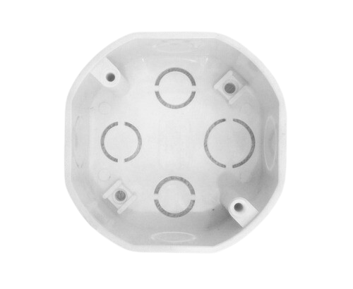 CAJETIN PLASTICO OCTOGONAL UNA PLASTICA 1/2-3/4 121004 CAJETIN PLASTICO OCTOGONAL UNA PLASTICA 1/2-3/4 121004