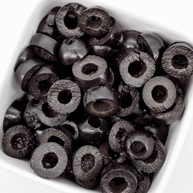 ACEITUNA NEGRA RODAJAS 1KG 200 gr