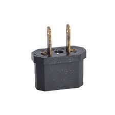 ADAPTADOR ENCHUFE TOMA EUROPEA  A TOMA AMERICANA