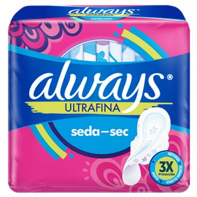 ALWAYS TOALLAS SANITARIAS ULTRA FINA FLUJO MODERADO 10UND
