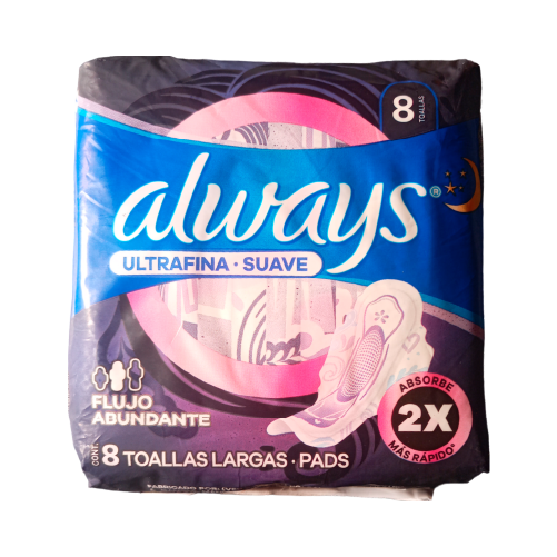 ALWAYS TOALLAS ULT SUAVE NOCHE 43GR