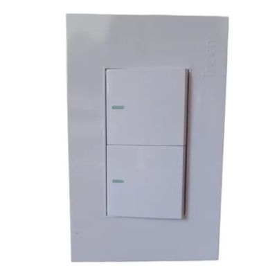 APAGADOR DOBLE BLANCO TROEN