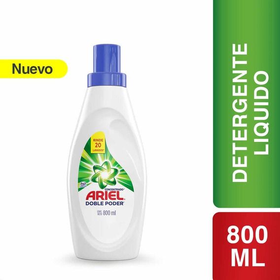 ARIEL DETERGENTE LIQUIDO CONCENTRADO 800ML