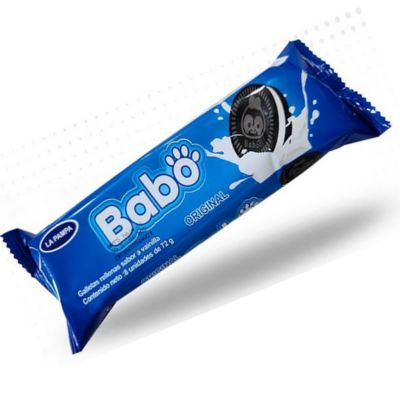BABO GALLETA RELLENA CHOCOLATE 12UND 108G
