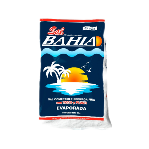 BAHIA SAL REFINADA FINA 1KG