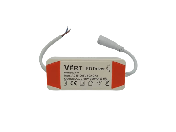 BALASTRO DRIVER LED 18-24W 85-265V 50-60HZ 900MA VERT