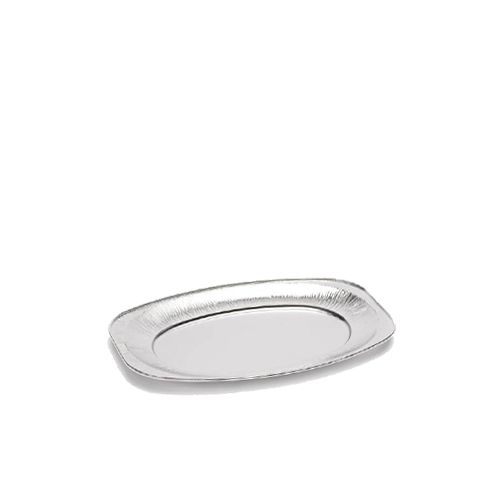 BANDEJA DE ALUMINIO OVALADA 25X17CM 1UN
