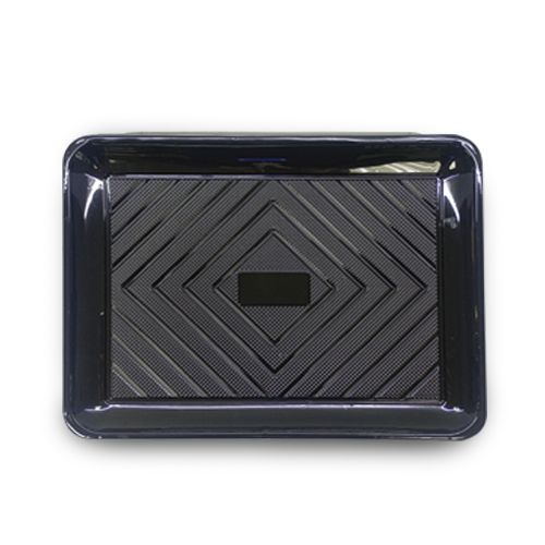 BANDEJA PET NEGRA RECTANGULAR 30X39CM 1UN