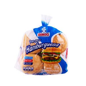 BIMBO PAN HAMBURGUESA AJONJOLI 630GR BIMBO PAN HAMBURGUESA AJONJOLI 630GR