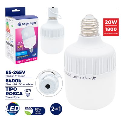 BOMBILLO LED 20W RECARGABLE ANGEL LIGHT