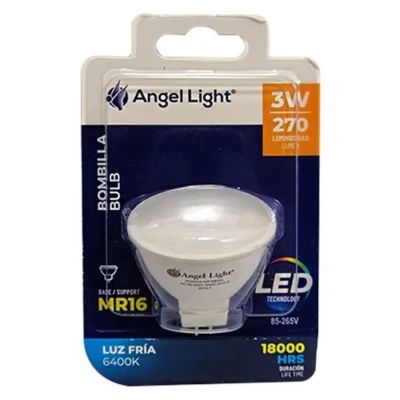 BOMBILLO LED DICROICO 3W MR16 ANGEL LIGHT