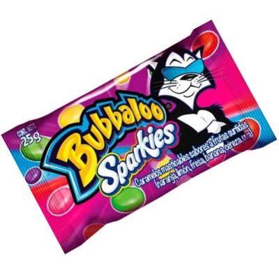 BUBBALOO SPARKIES CARAMELO FRUTAS 25GR