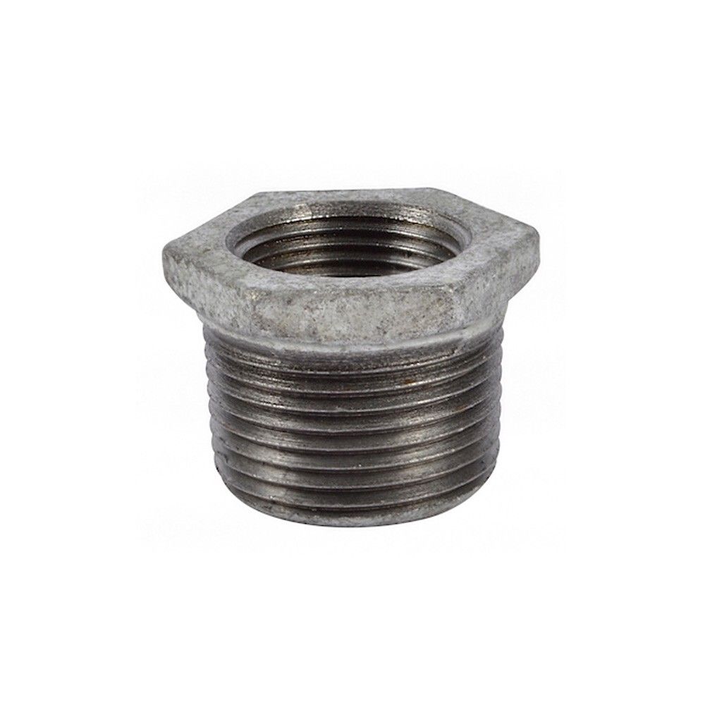BUSHING GALVANIZADO ALTA PRESION 1/2X3/8 BUSHING GALVANIZADO ALTA PRESION 1/2X3/8