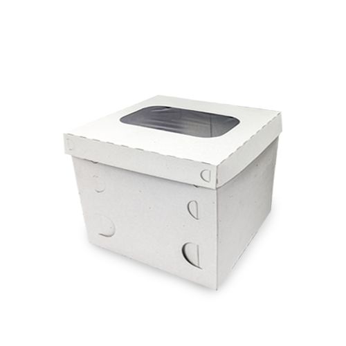 CAJA P/TORTA C/VENTANA 25X25X20CM
