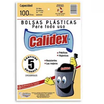 CALIDEX BOLSA MULTIUSO 100L 5UND