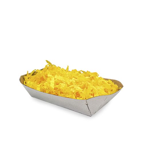 CANOA DE CARTON BLANCA 17X9X6CM