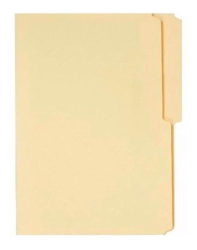 CARPETA MANILA AMARILLA CARTA