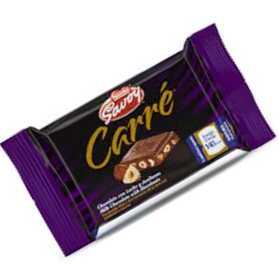 CARRE MINI CHOCOLATE CON LECHE/AVELLANA 25 GR.