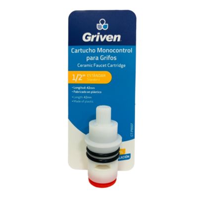 CARTUCHO MONOCONTROL 1/2' P/GRIFERIA BLANCO PLAST GRIVEN