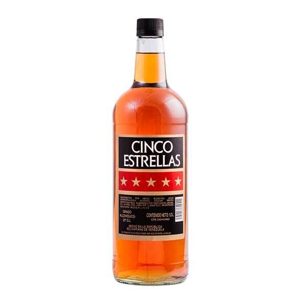 CINCO ESTRELLAS LICOR SECO 1LT